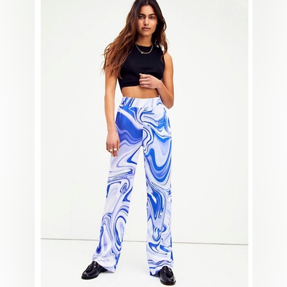 Hosbjerg Asta Olivia Abstract Print Pants